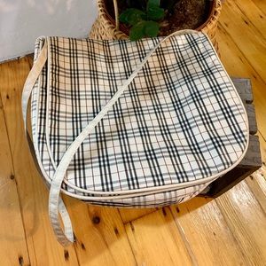 Nova check tartan plaid cross body Satchel